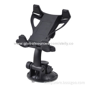 360-degree Rotation Car Bracket for 4.3-11.6 Inches Tablet PC, with Big Sucker